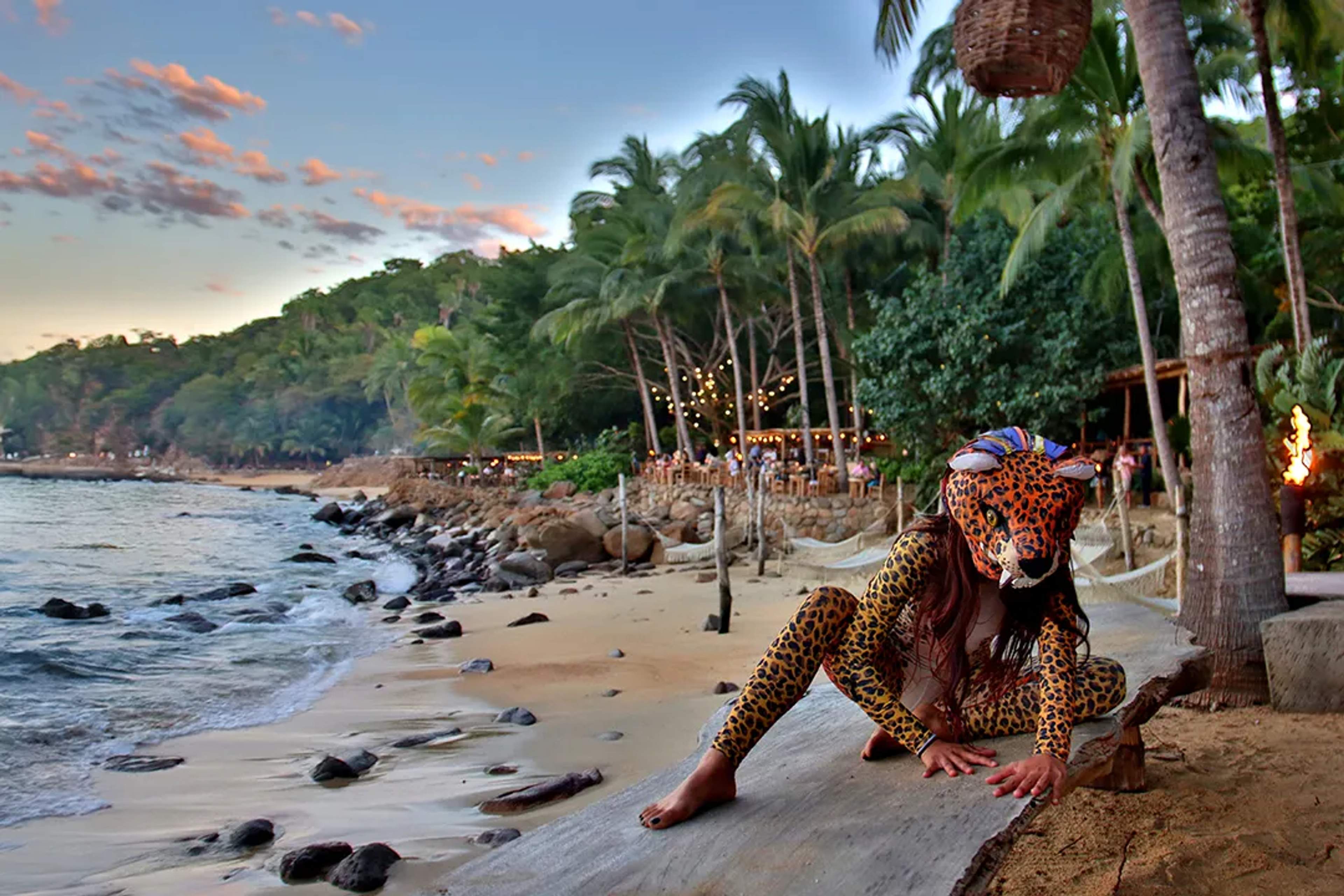 Las Caletas at sunset, right at the beginning of Rhythms of the Night.