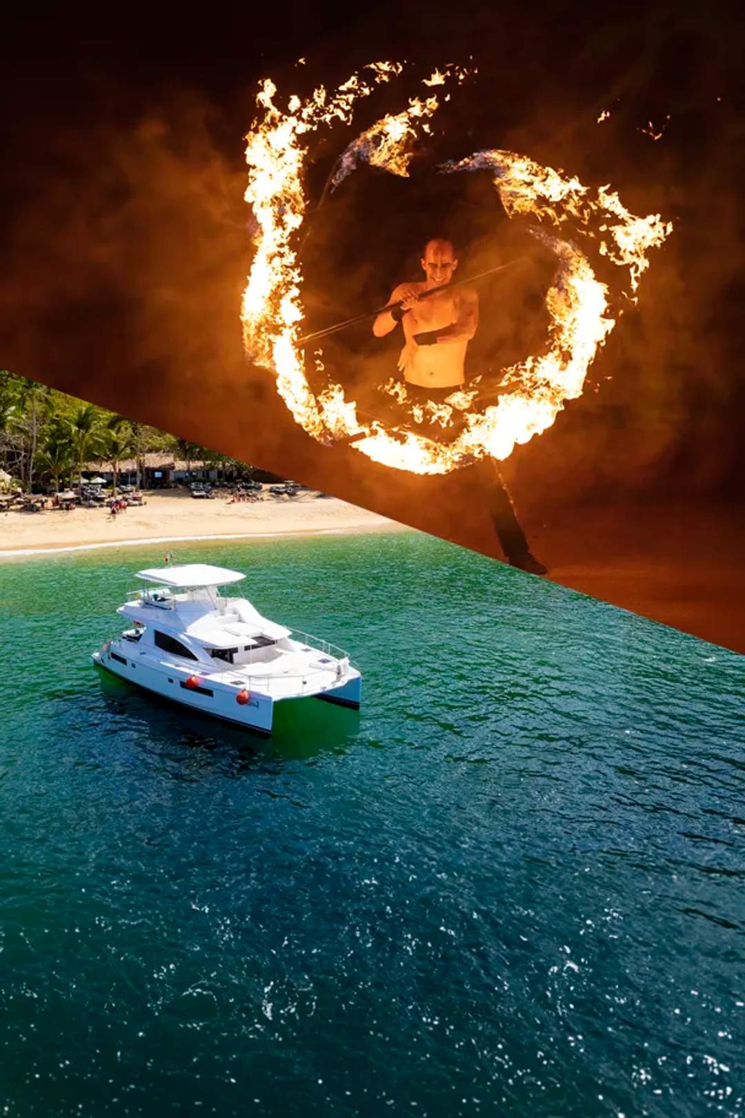 Paquete de tours combinando Ritmos de la Noche y un tour de Snorkeling en Majahuitas.