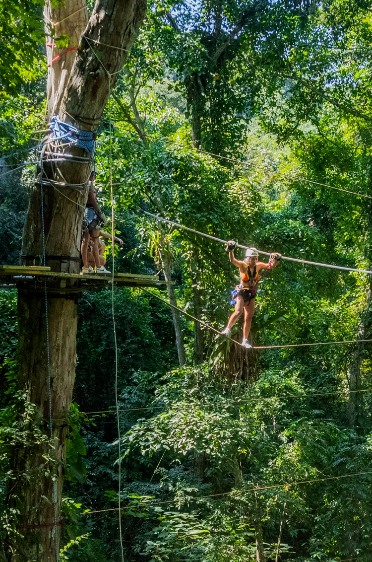 Girl enjoying one of the best Puerto Vallarta things to do with teenagers.