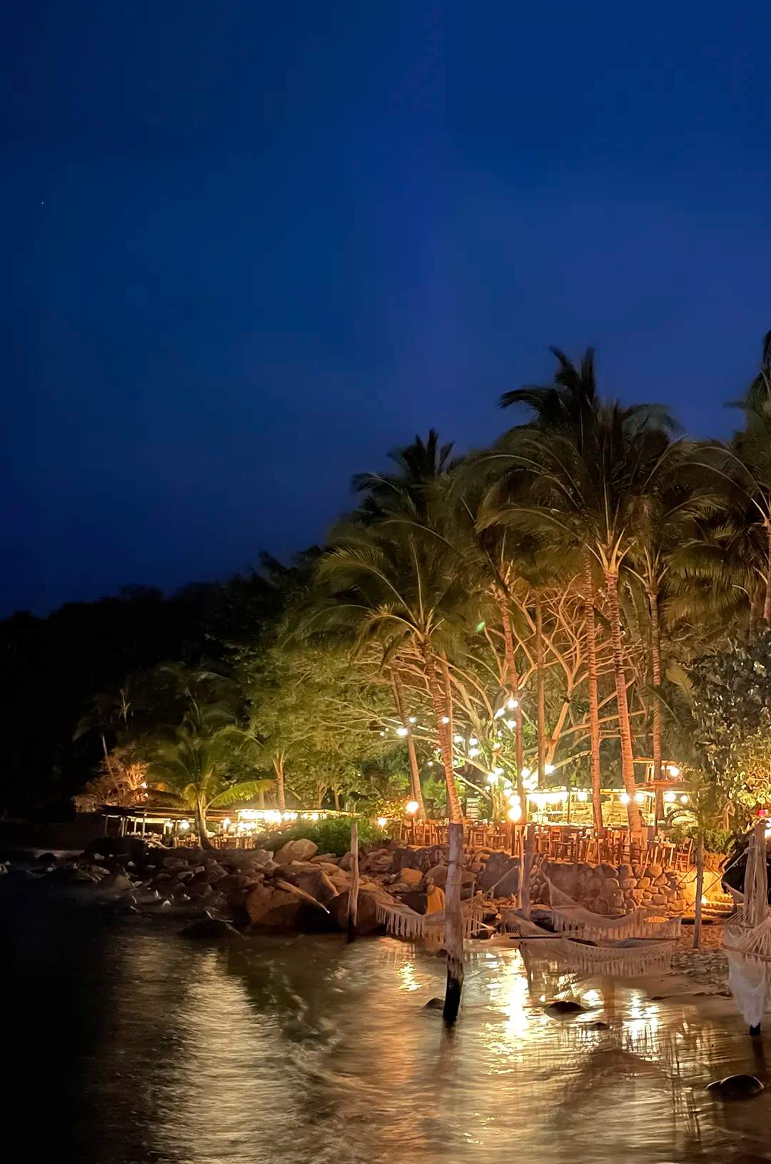 Mesmerizing view of thousands of torches at Puerto Vallarta's best night show.