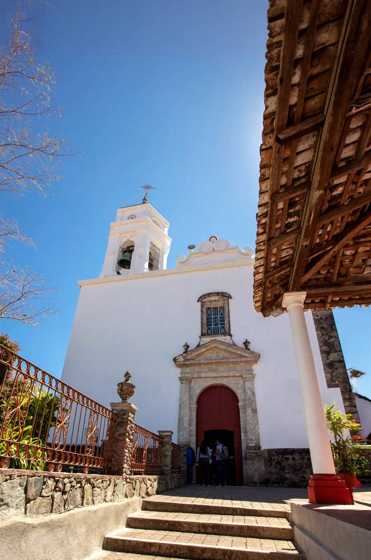 Charming colonial church in San Sebastian del Oeste, Jalisco.