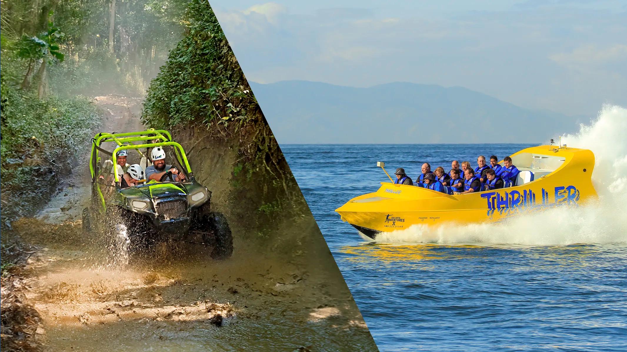 Adrenaline Adventure: JetBoat, ATV & Parasailing