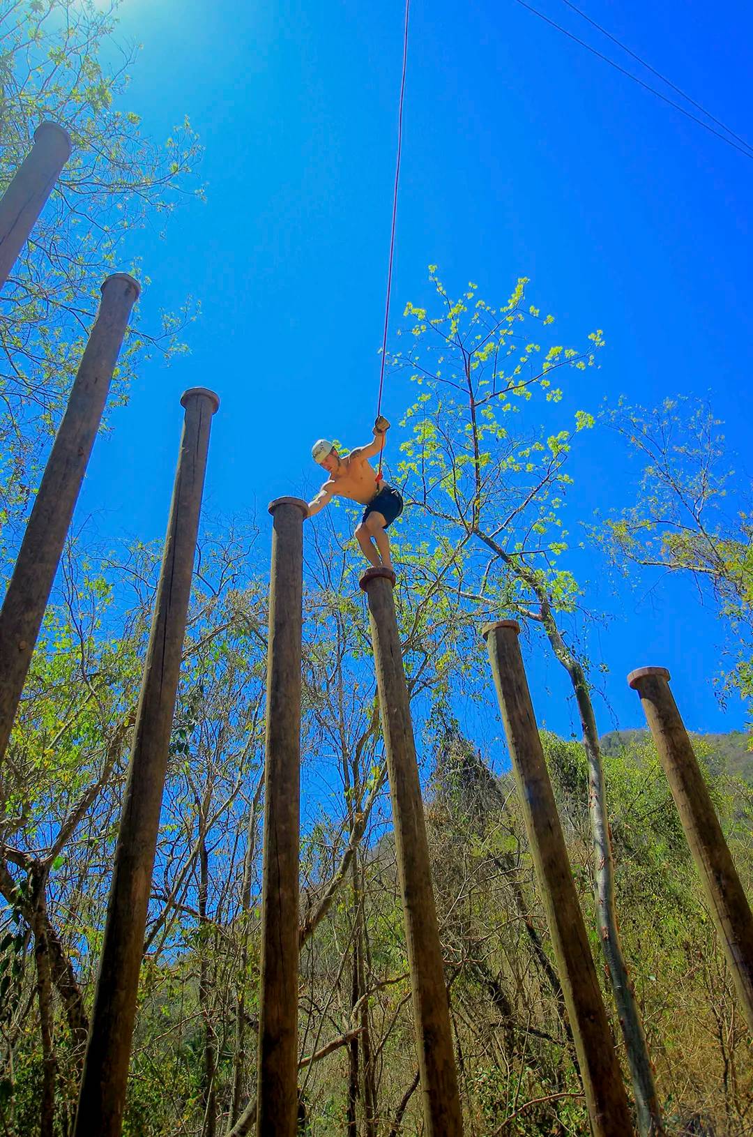 Emocionante reto de altura en el parque de aventuras OceanMania.