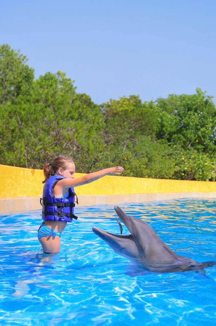 Girl having fun on one of the best Puerto Vallarta kid friendly activities.