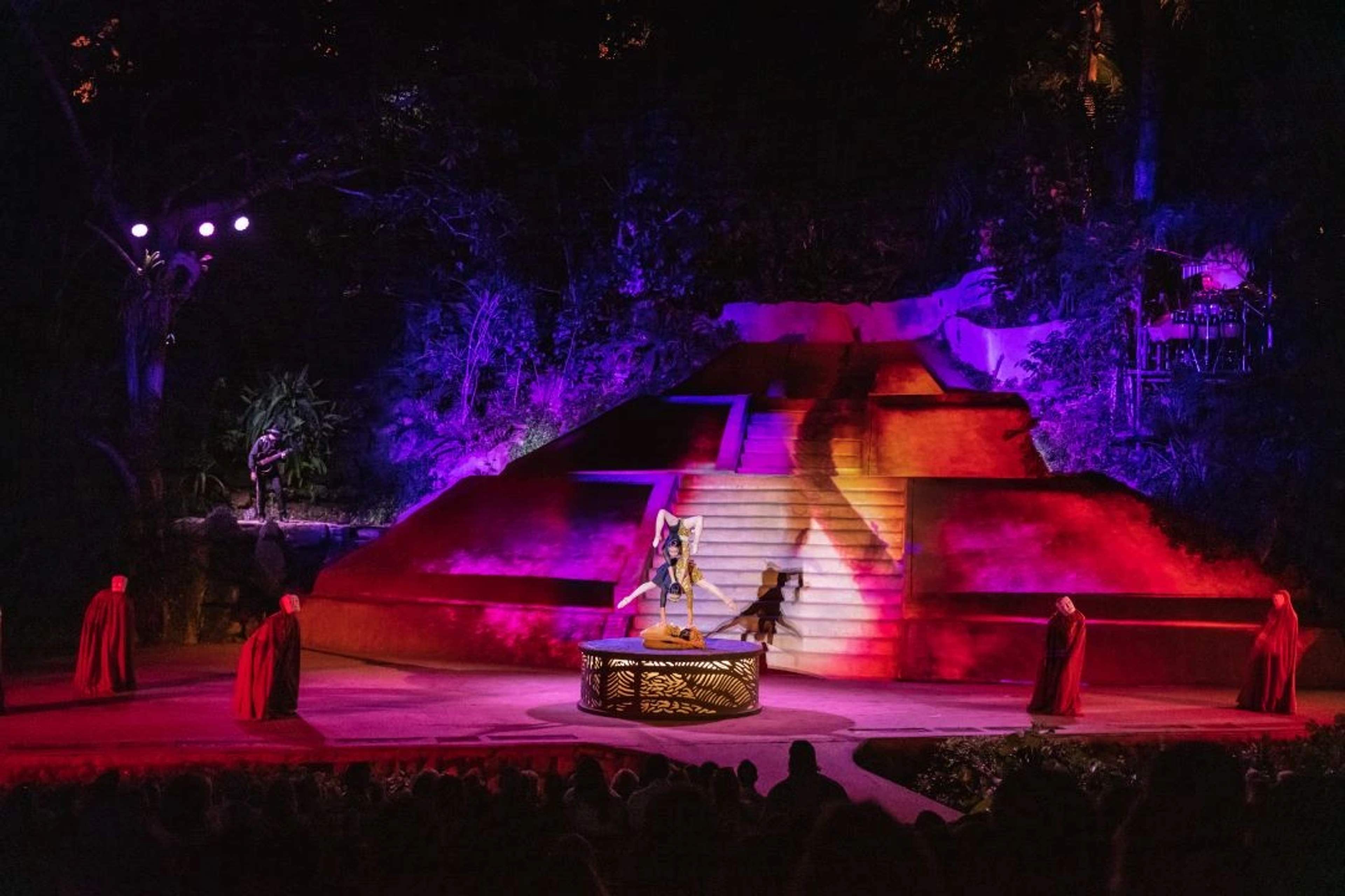 A night show at Puerto Vallarta