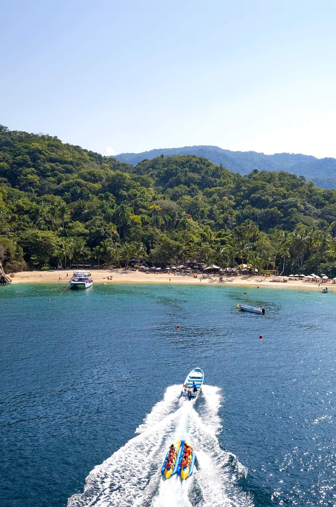 Aerial view of Majahuitas Puerto Vallarta.