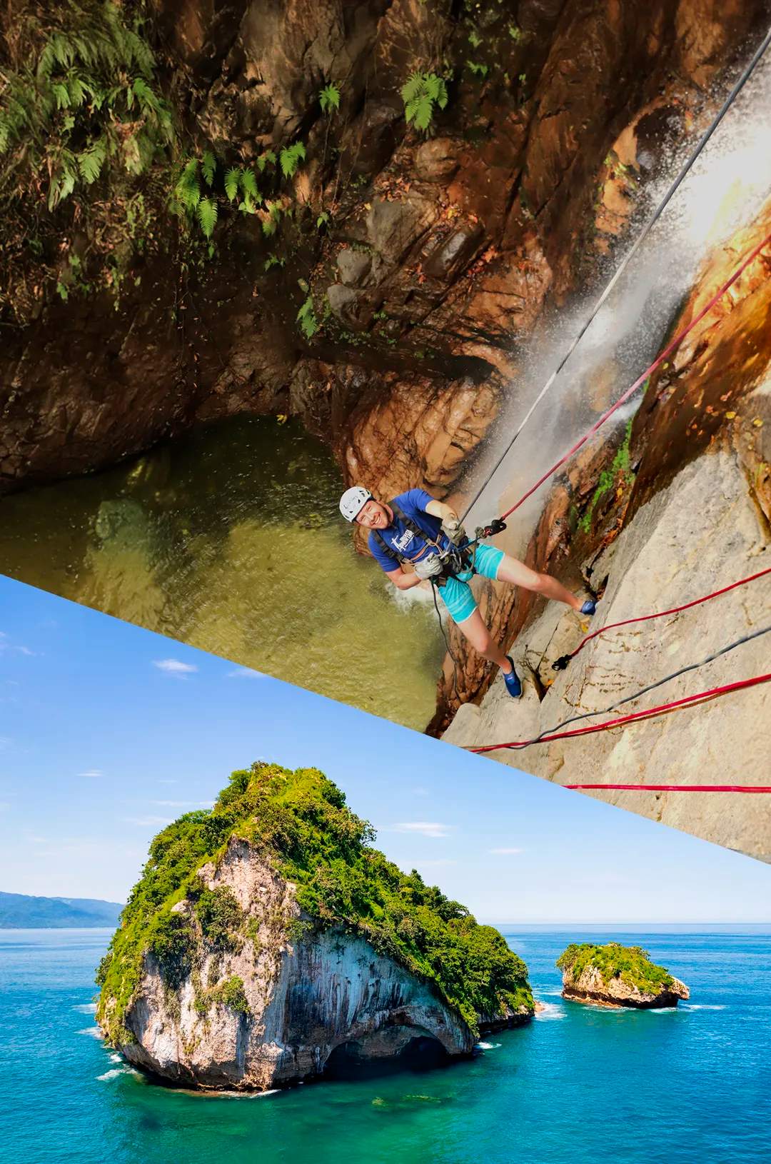 Snorkel en Los Arcos, tirolesas y rapel en una hermosa cascada en Puerto Vallarta, en un Paquete de Tours.