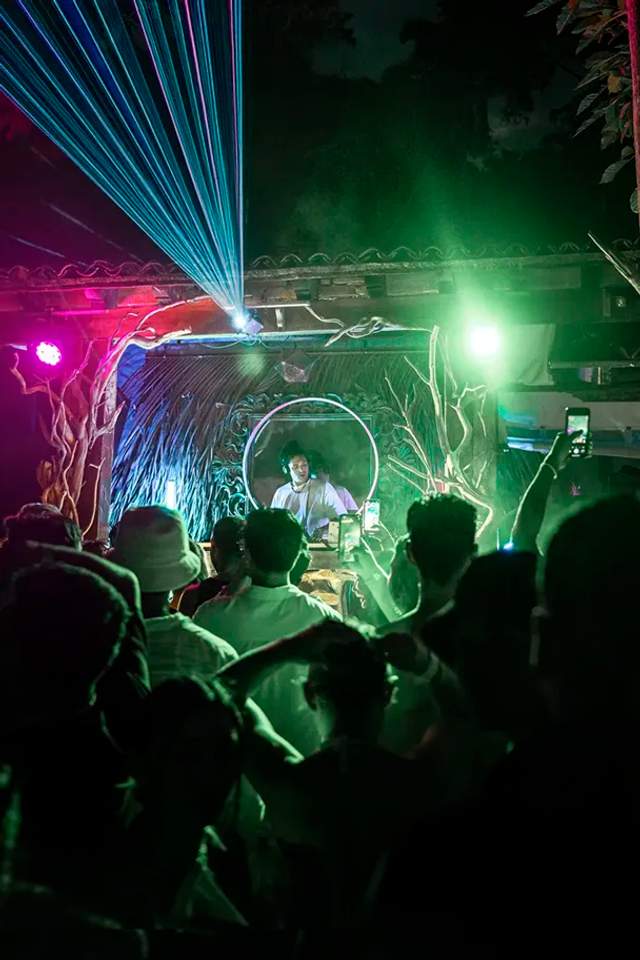 DJ playing at Majahuitas for the best 2024 New Year’s Party in Puerto Vallarta, Mexico.