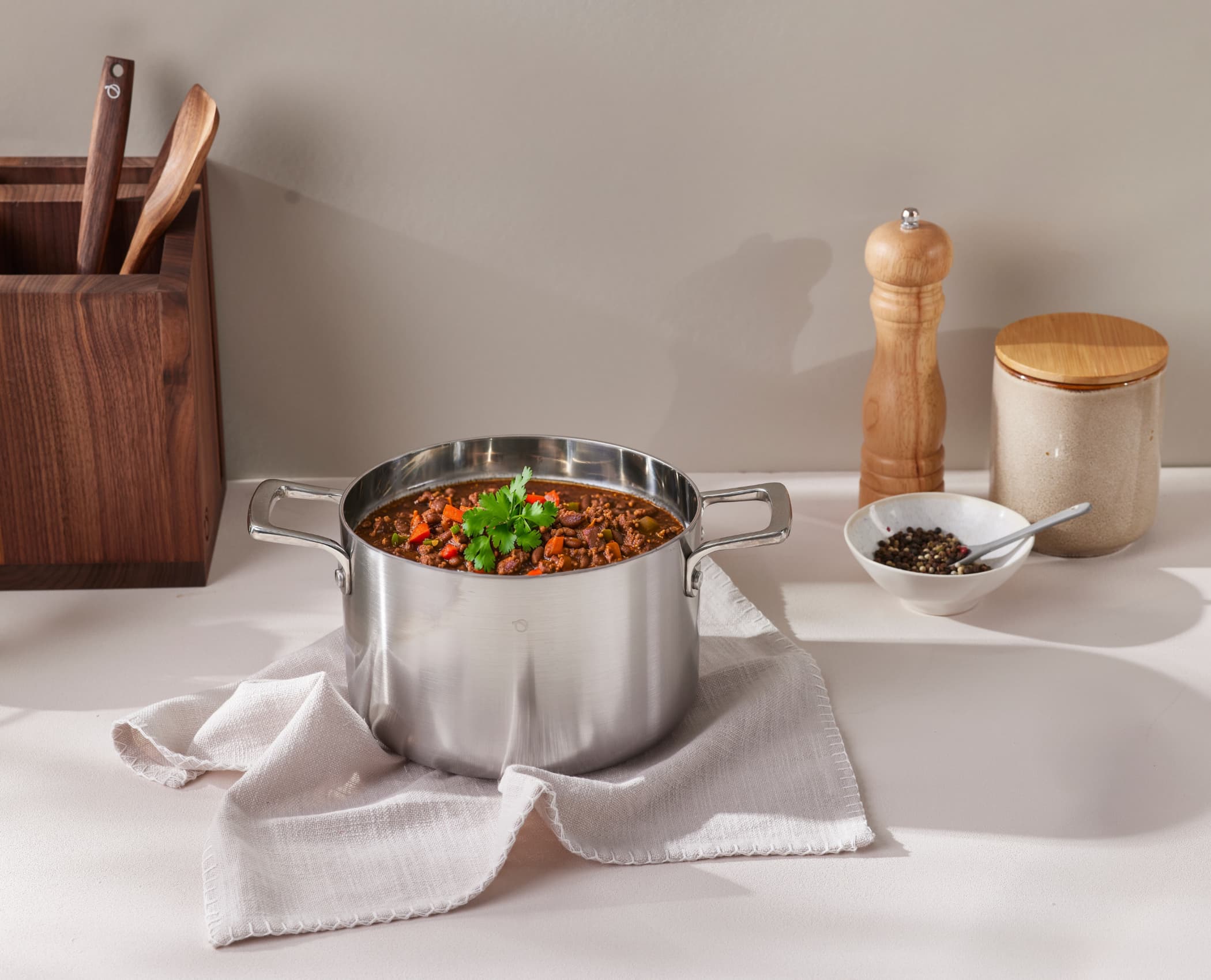 chilli con carne mit reis
