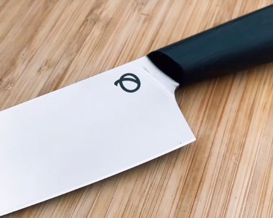 STONELINE® couteau de chef 31,5 cm : la précision rencontre la sécurité  avec le protège-lame !