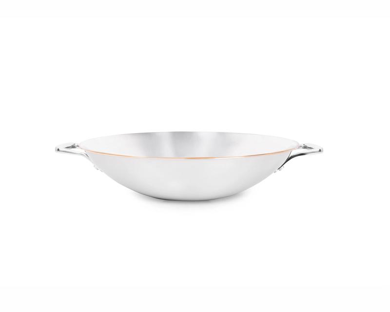 Olav Wok Two Handles Uncoated from the side