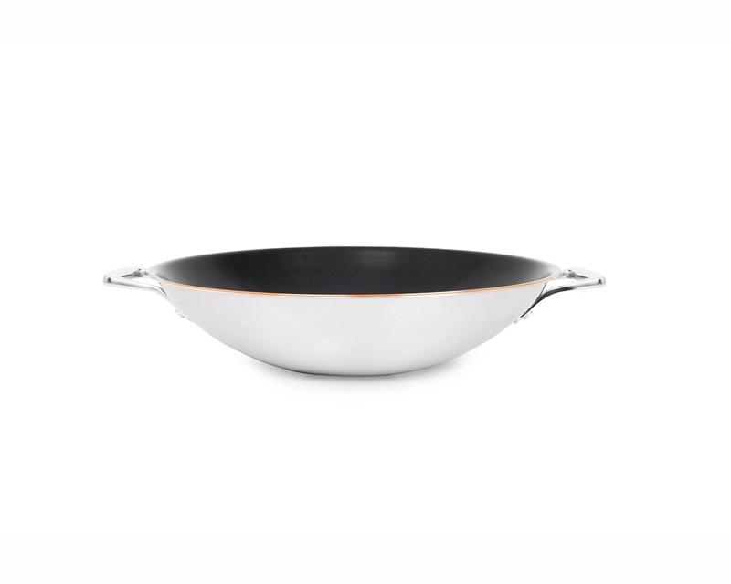 Olavson Wok Two Handles Coated from the side