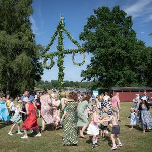 Midsommar i Åby.