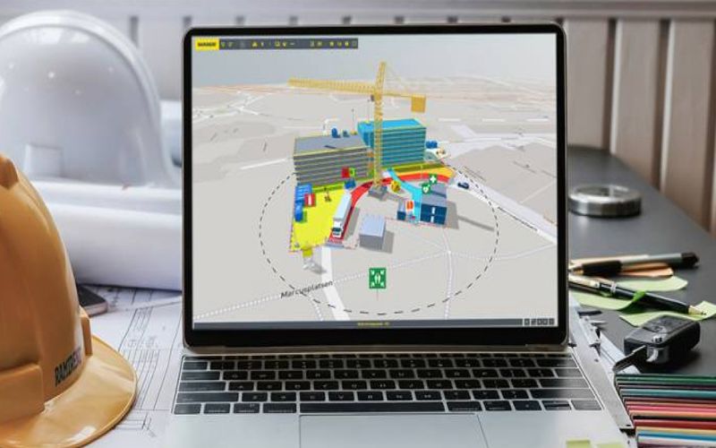 Planera din byggarbetsplats digitalt med SitePlanner – visualisera logistik, maskinplacering och säkerhetszoner i en tydlig 3D-modell för ökad effektivitet.