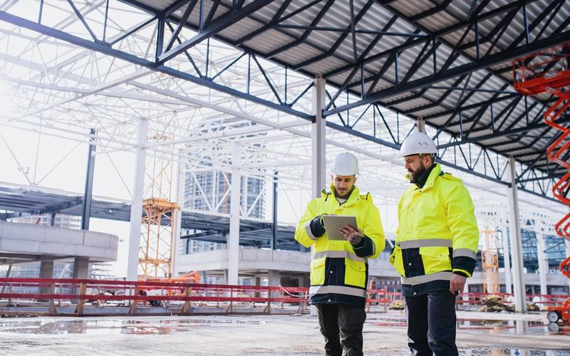 Optimering av bygglogistik genom digital planering och realtidsuppföljning direkt på byggarbetsplatsen.