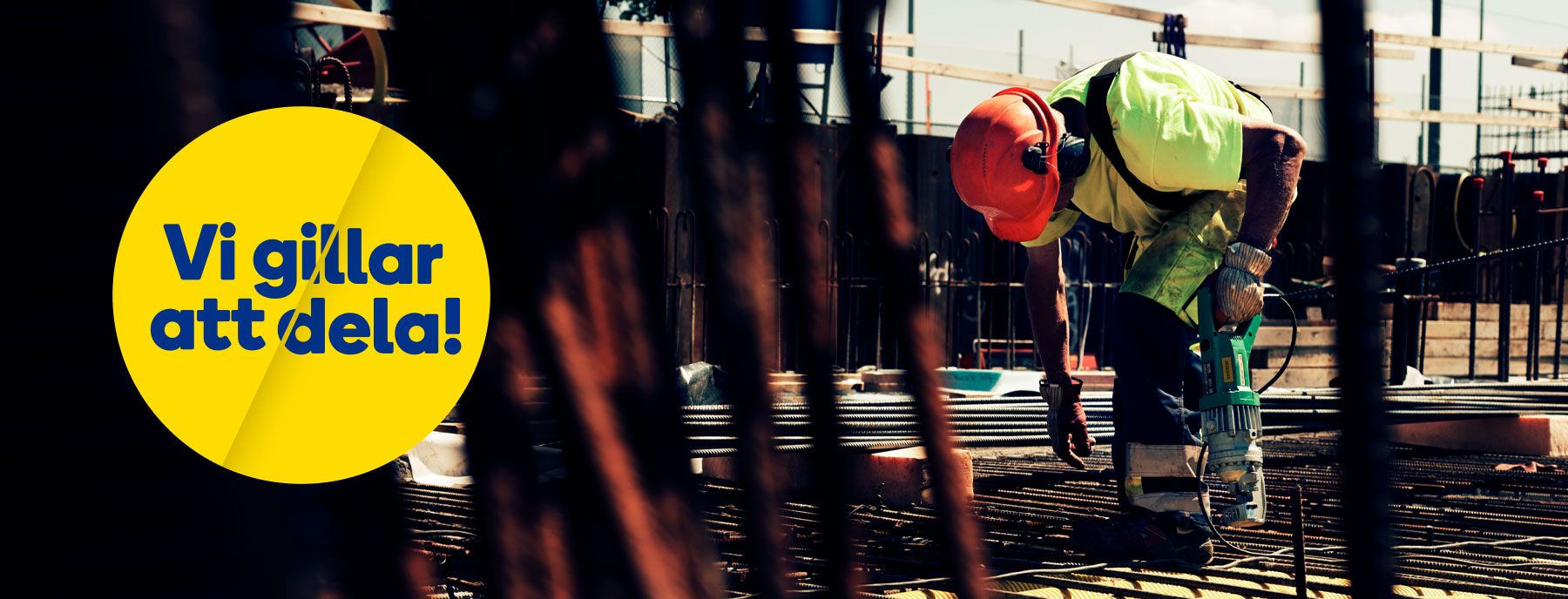 Bild på byggarbetare