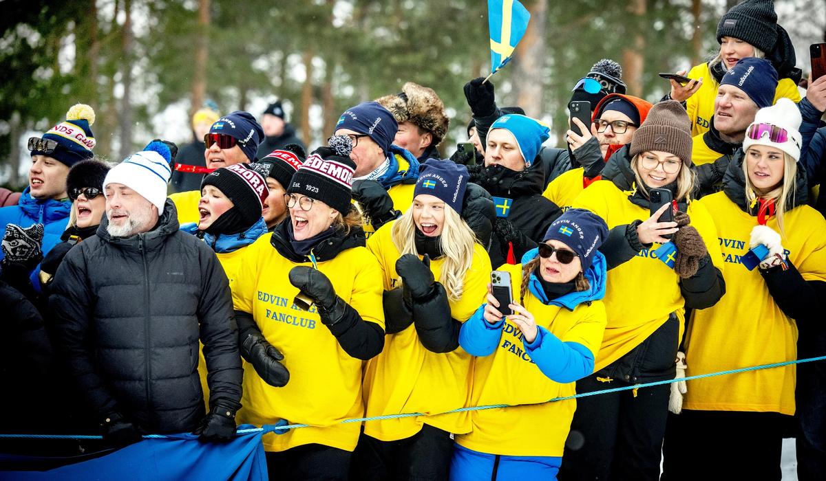Svensk hejarklack vid skidspåret