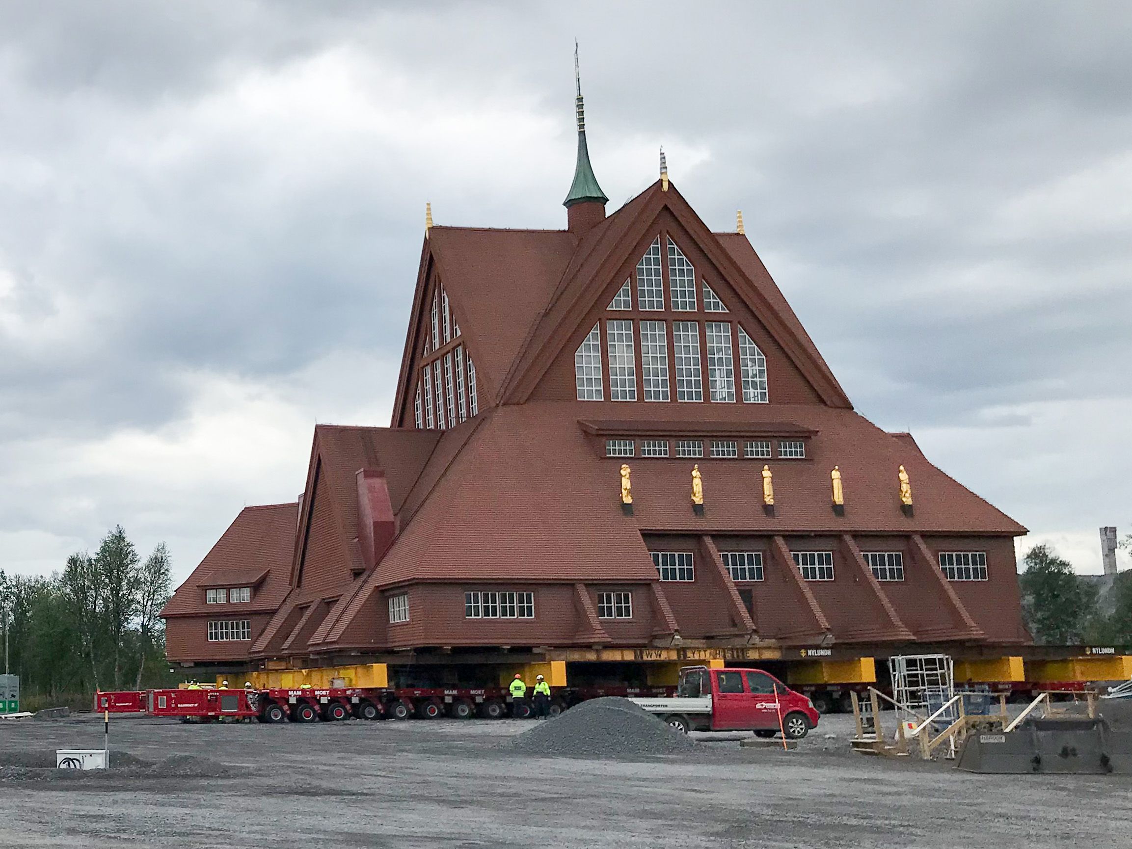 Kiruna kyrka redo att flyttas