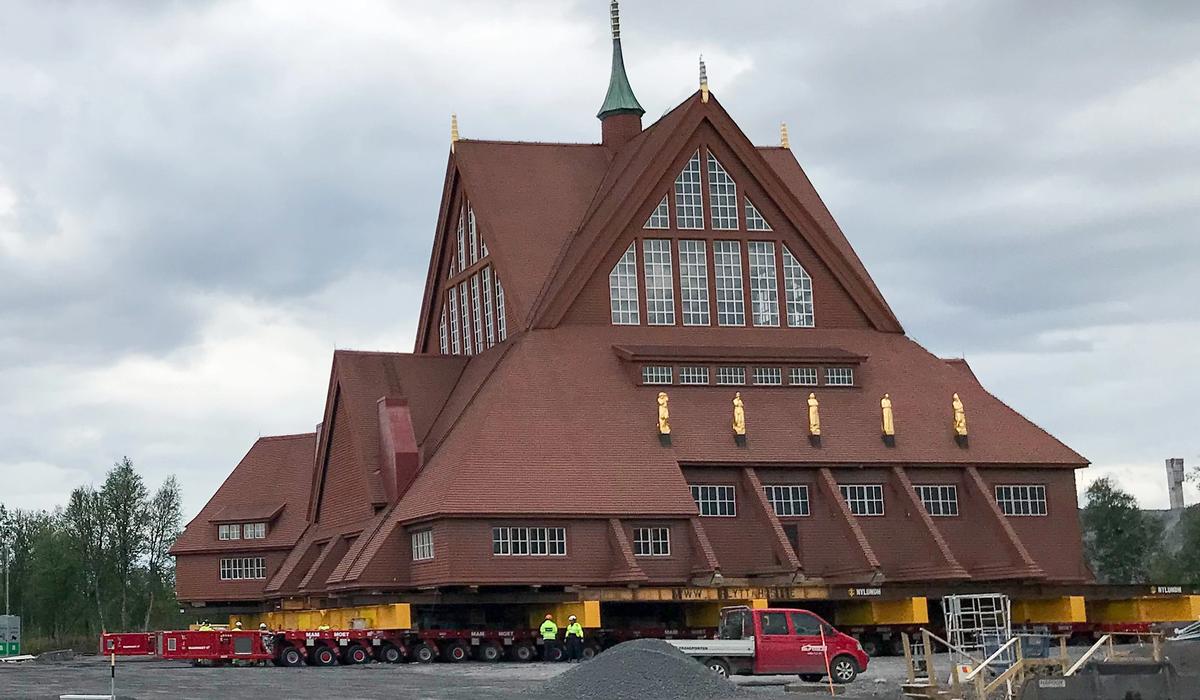 Kiruna kyrka redo att flyttas