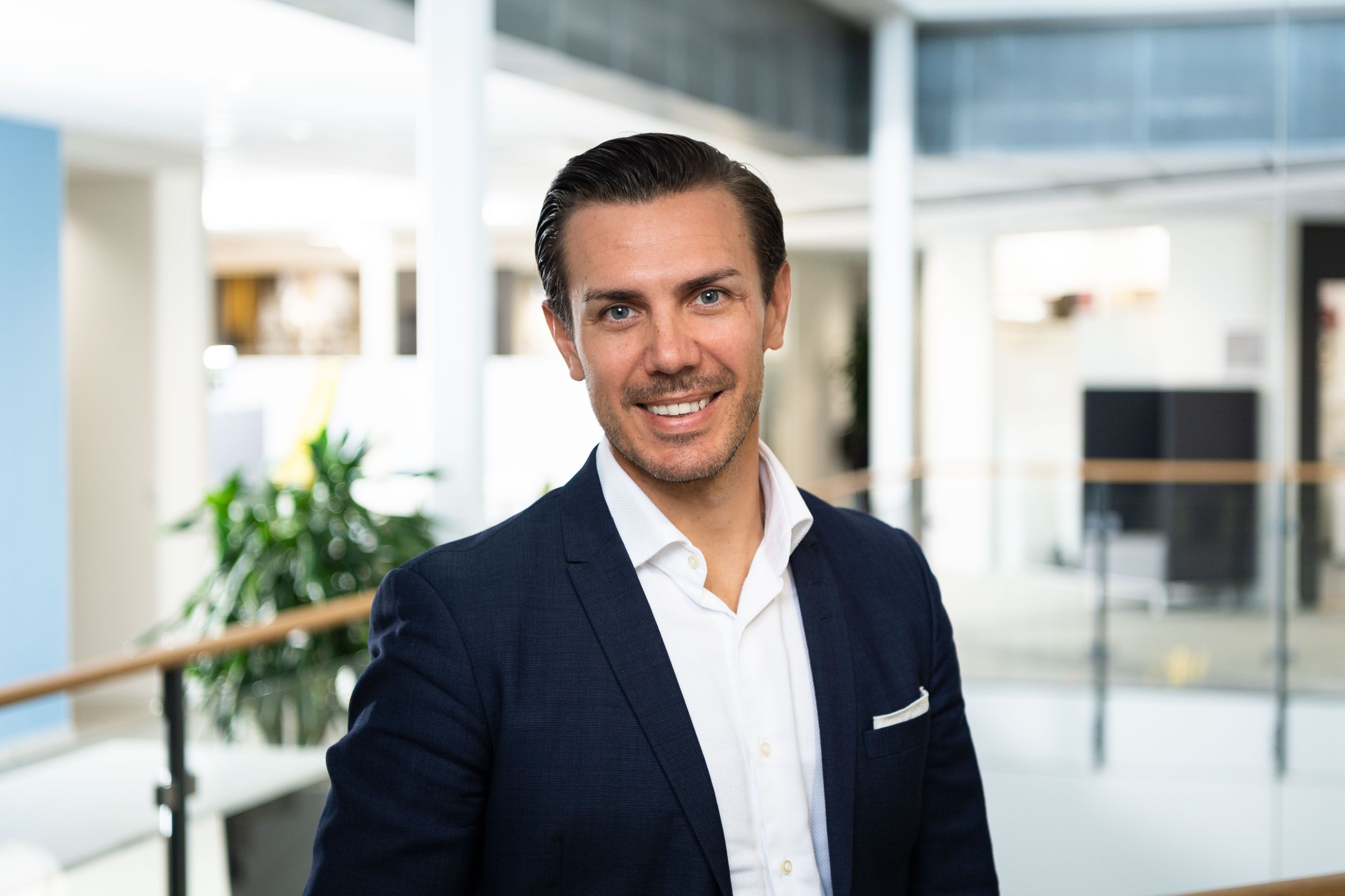 Bild på Jimmy Dahlström, ny chef för Den temporära fabriken på Ramirent