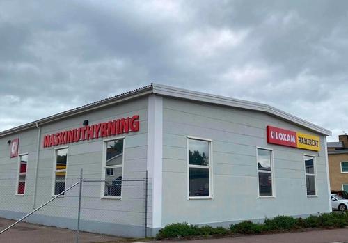 Ramirent Borlänge nytt kundcenter fasad