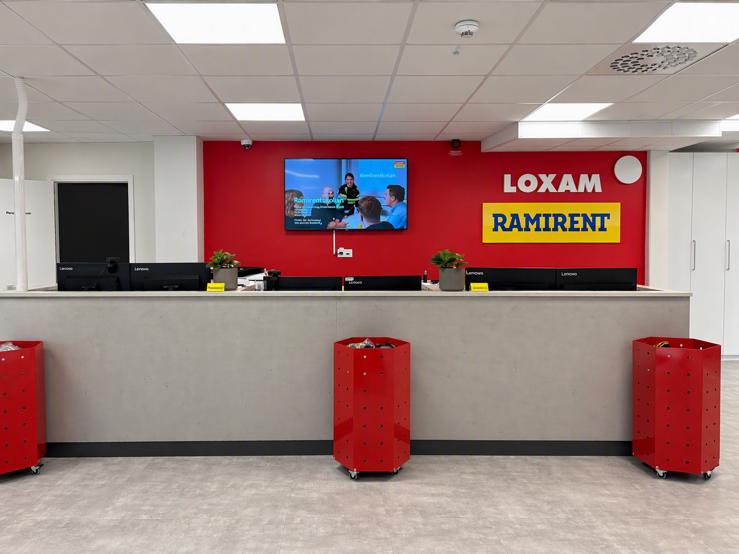 Kundcenterdisk LOXAM/Ramirent Nyköping