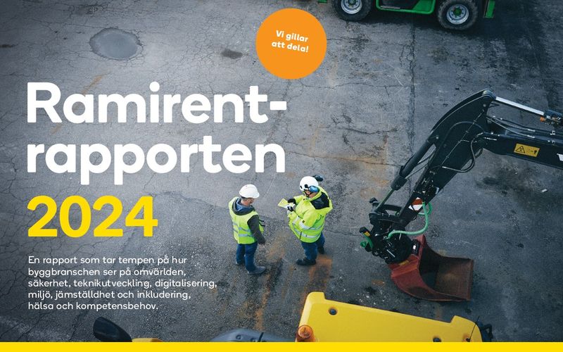 Ramirentrapporten 2024 – Ta del av färska insikter om säkerhet, miljö och teknikutveckling inom byggbranschen direkt i vår omfattande årsrapport.