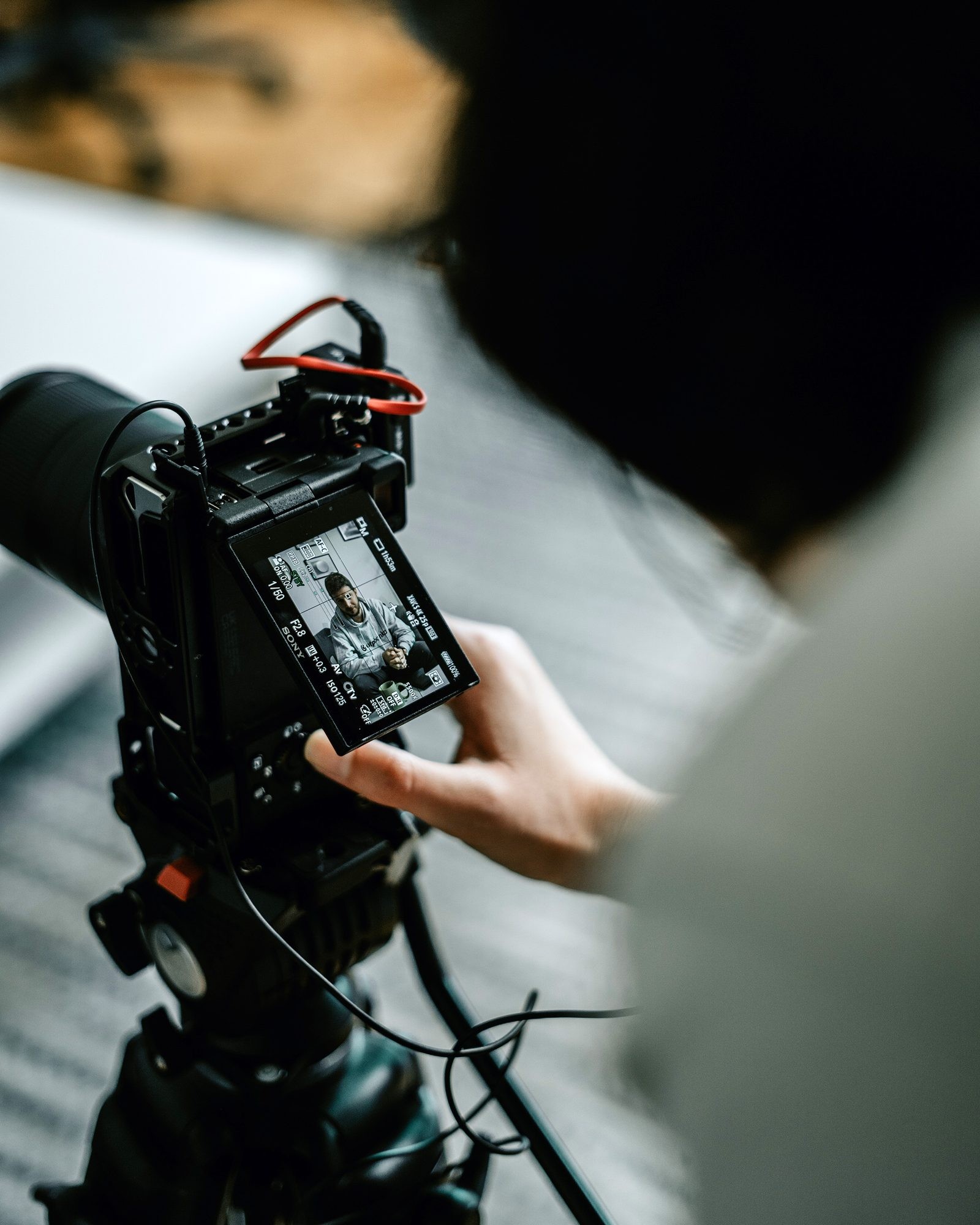 The cinematographer behind the camera