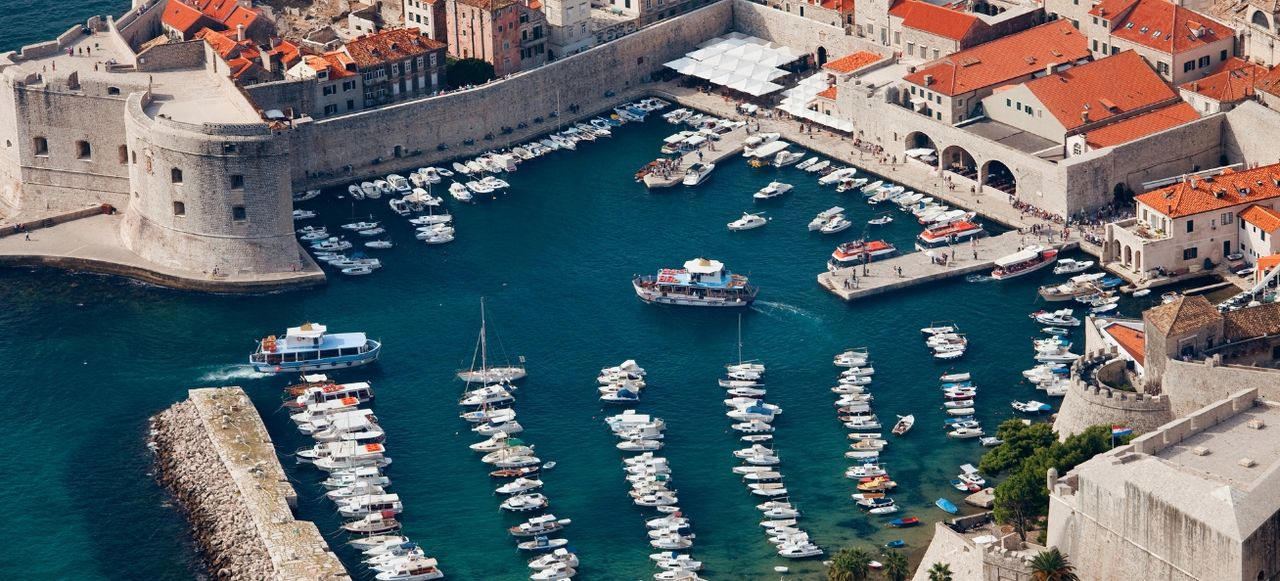 Dubrovnik marina, Croatia
