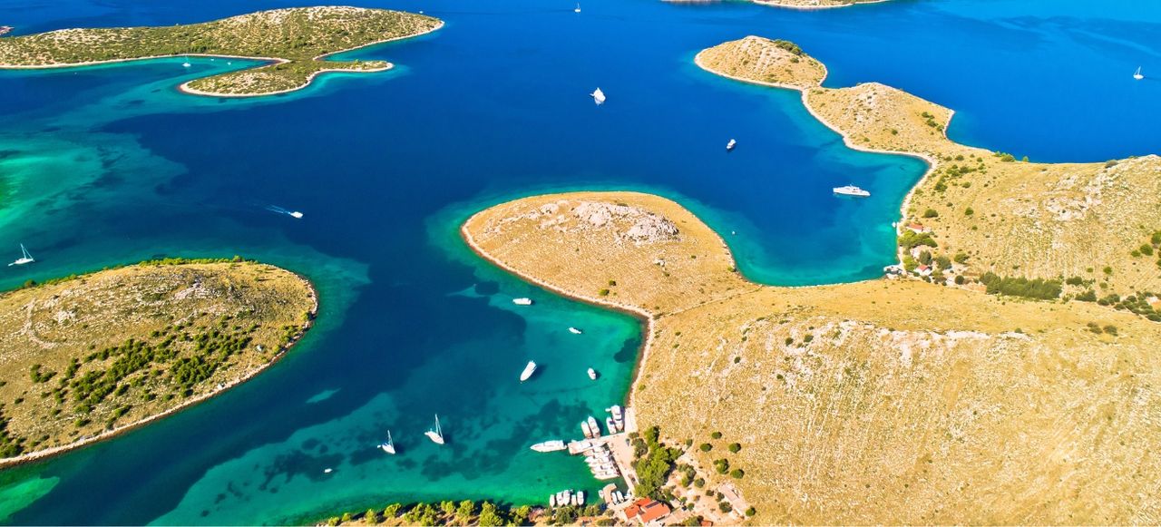 Kornati National Park Telašćica bay and cliffs, Croatia