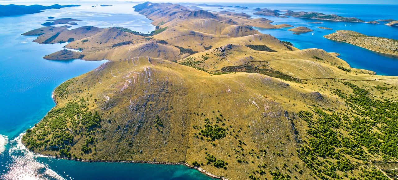 Kornati National Park islands and sea, Croatia