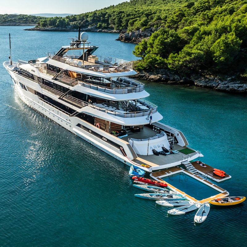 Top 8 Croatia Superyachts with the Best Water Toys & Tenders for 2026