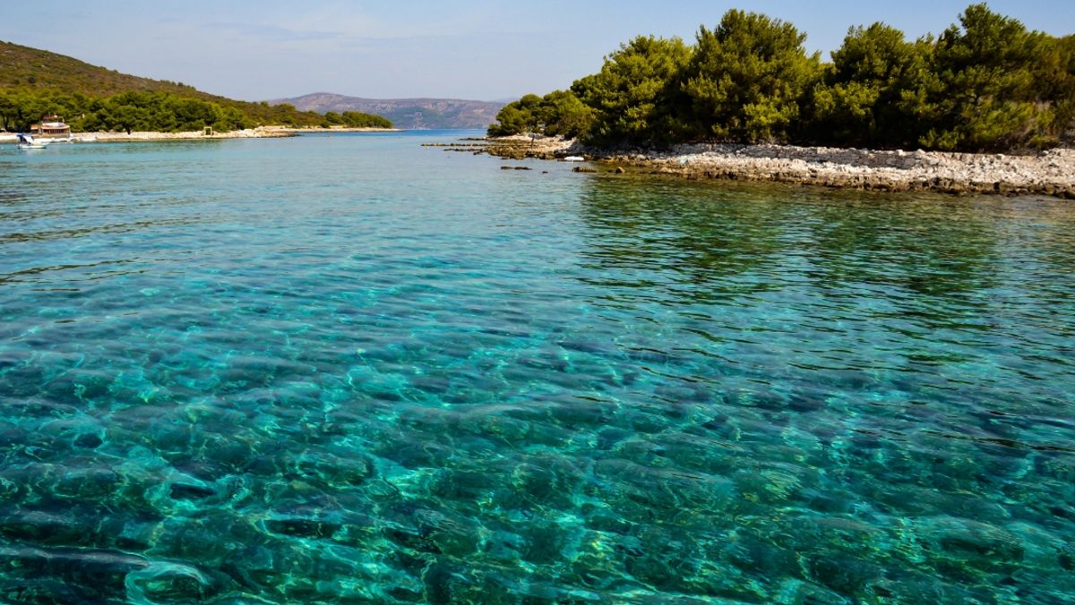 The village of Šolta on an island in Croatia