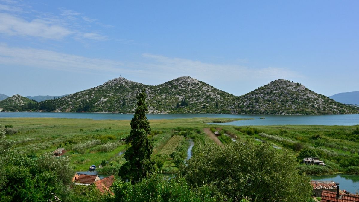 The landscape near the village of Blace in the coastal Dubrovnik–Neretva county of Croatia