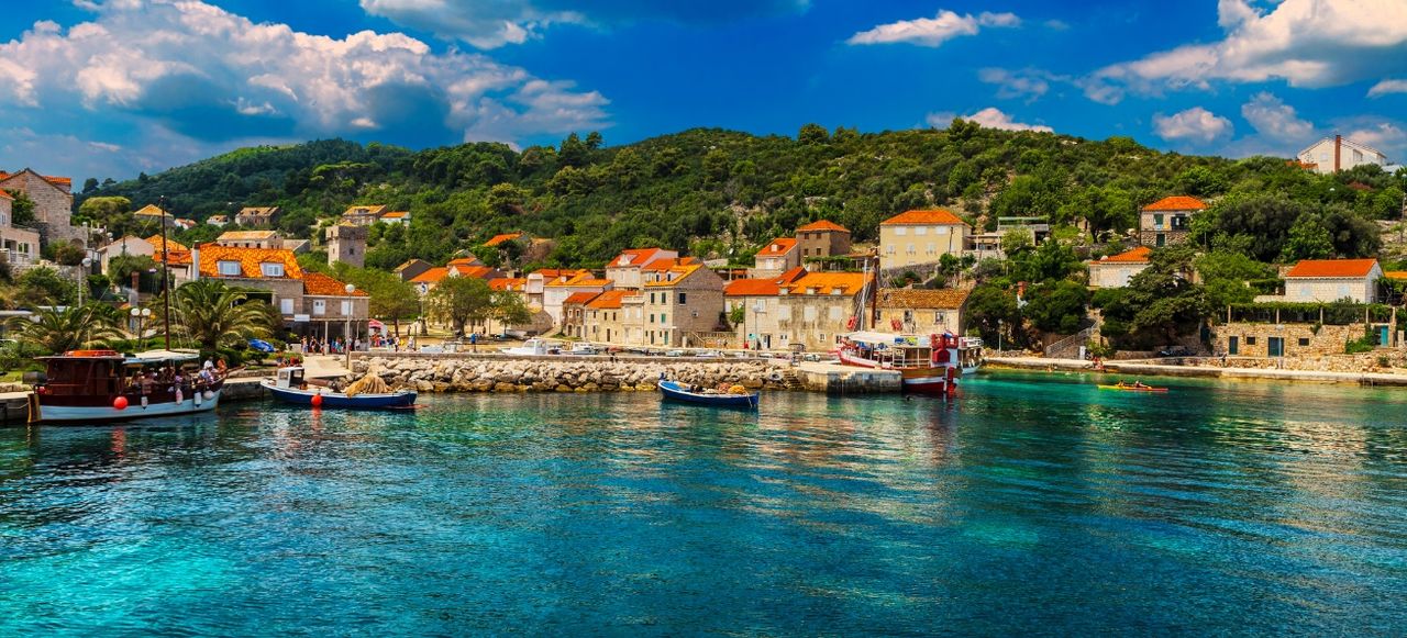 The island of Sipan (also Sipano, Giuppana) situated near Dubrovnik city. Sudurad (San Giorgio) settlement