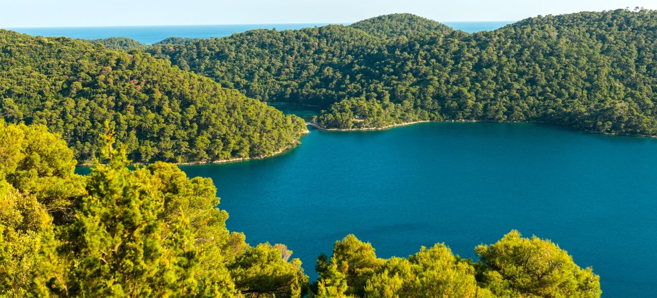 Mljet National Park saltwater lakes