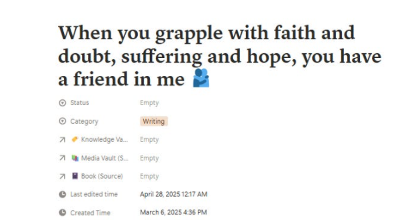 when you grapple with faith and doubt