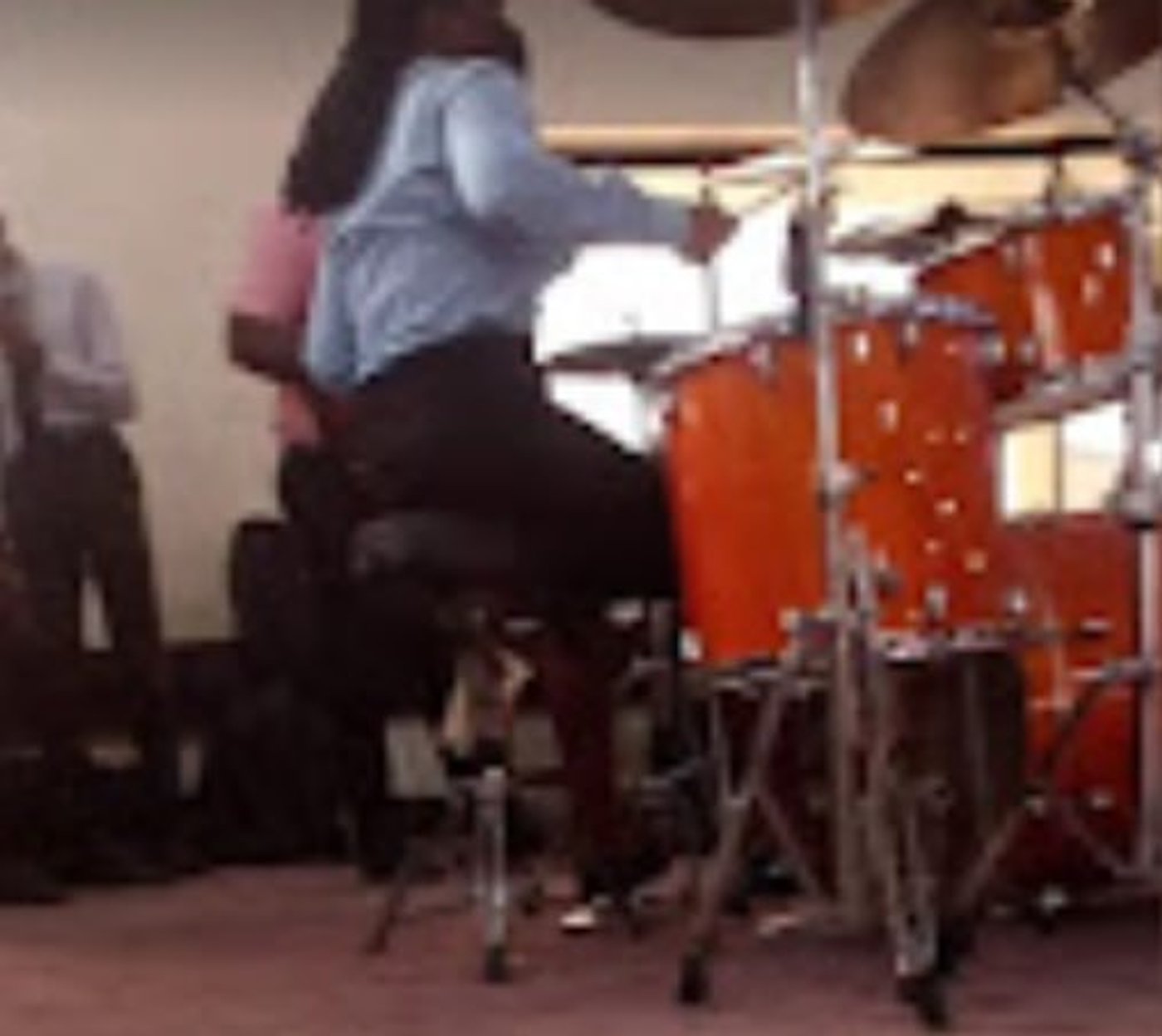 Druming in university, I suspect this was my first