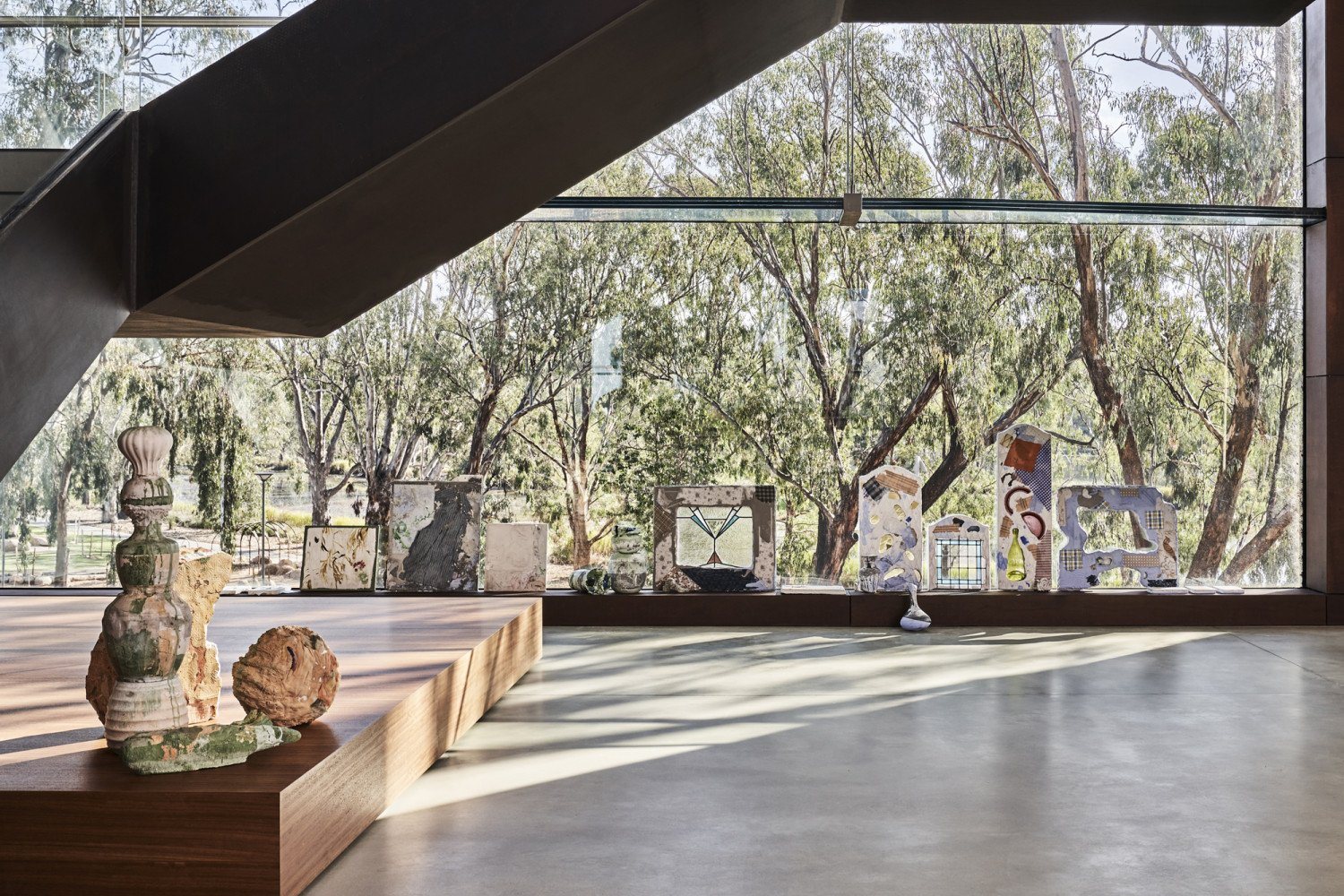 Sculpture at Shepparton Art Museum for Three Ears.