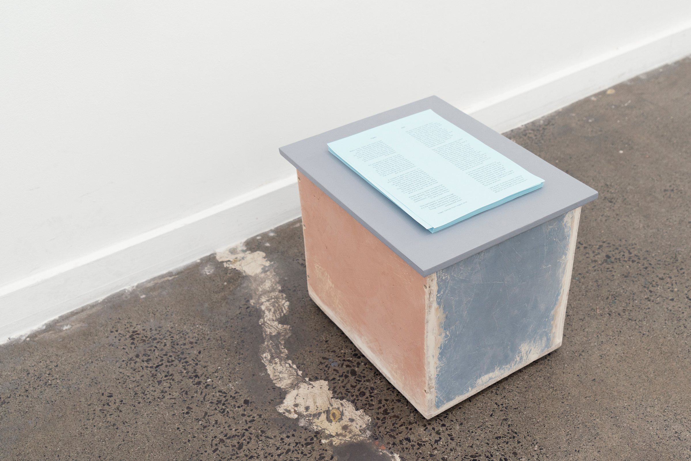 Sculpture at LON Gallery for Studio.