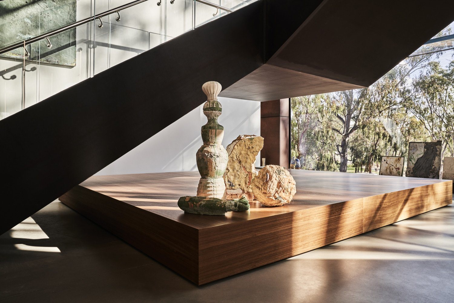 Sculpture at Shepparton Art Museum for Three Ears.