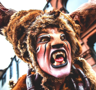 A photo of a winter droving participant.