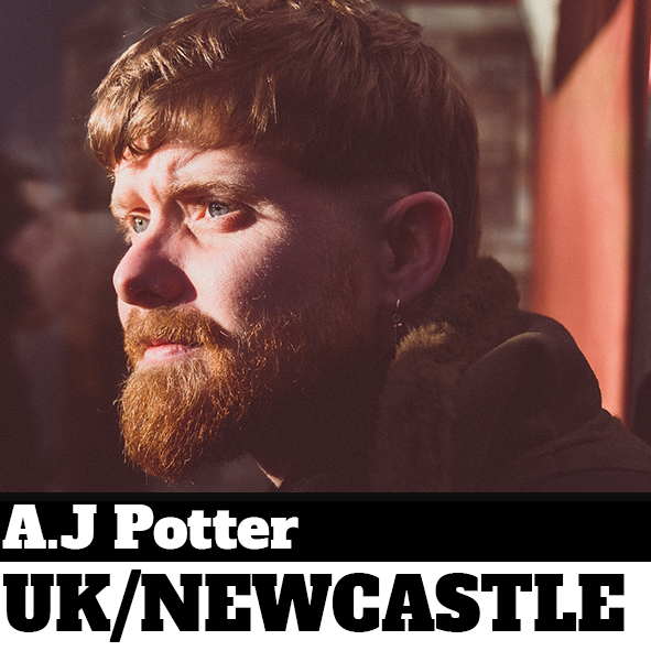 Photo of musician A.J Potter