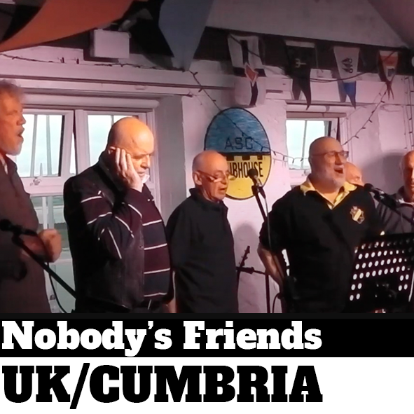 Shanty group performing