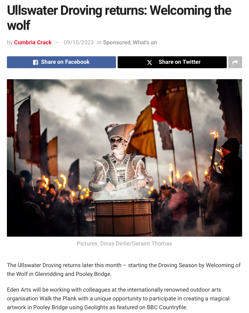 Article with image of Spark! drummer