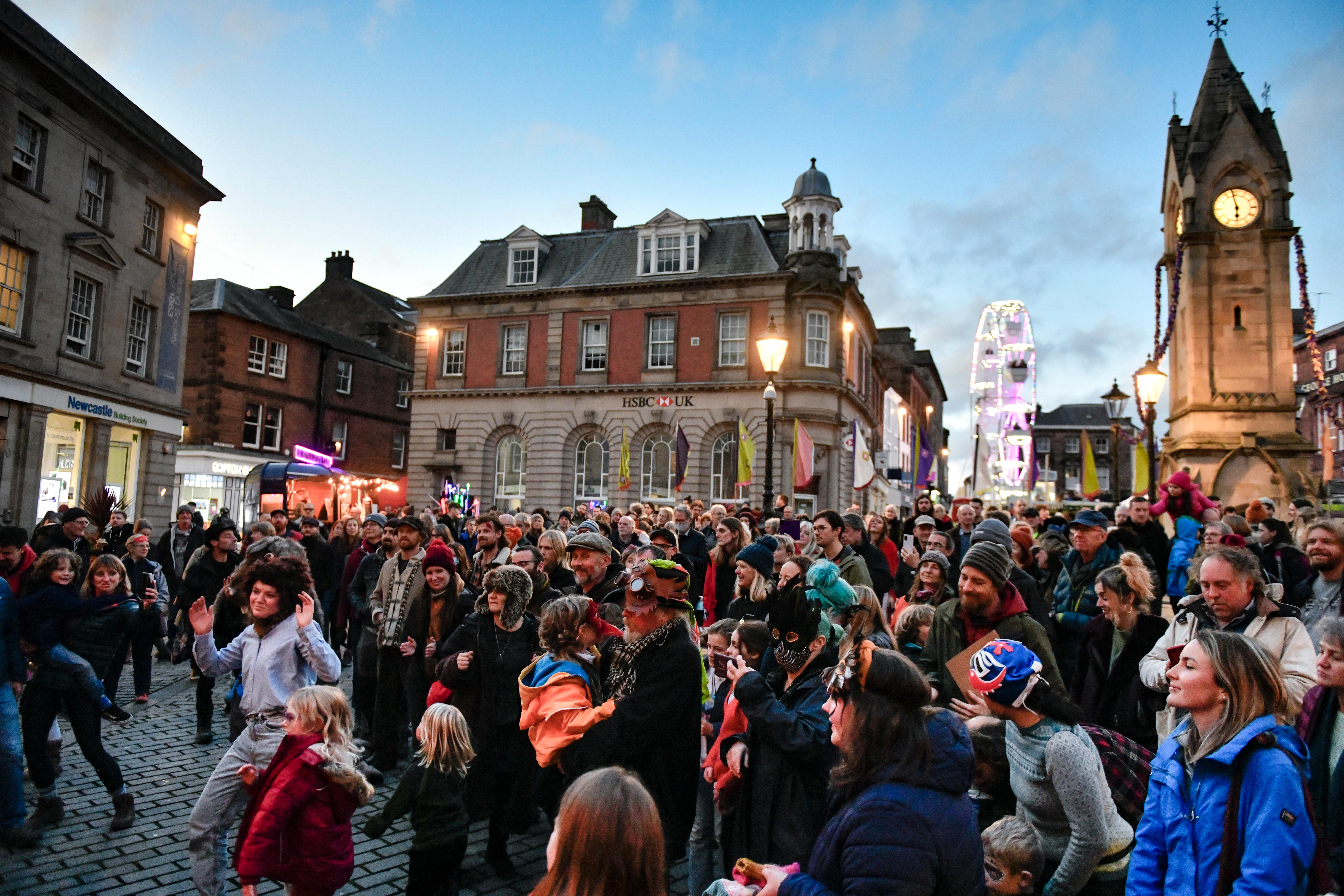 Crowd at The Winter Droving