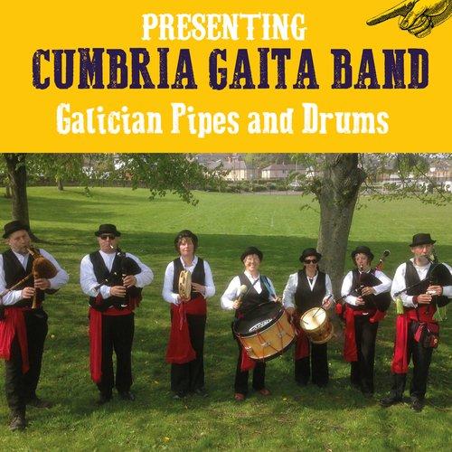 Cumbri Gaita Band playing