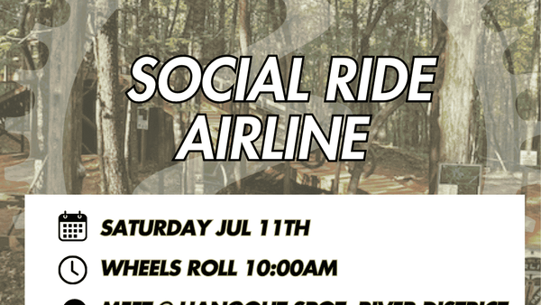 Social Ride – Jul 11 – Airline