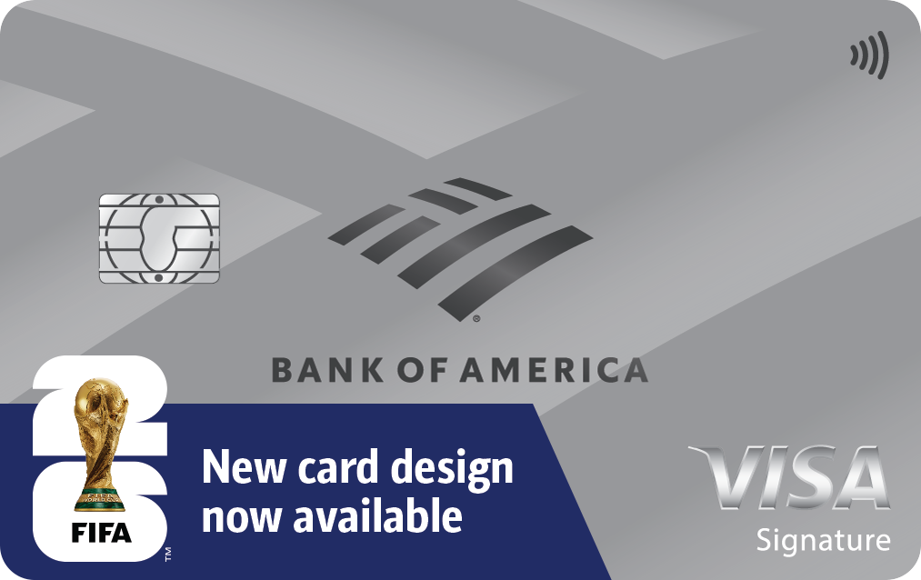 Bank of America Unlimited Cash Rewards credit card card art