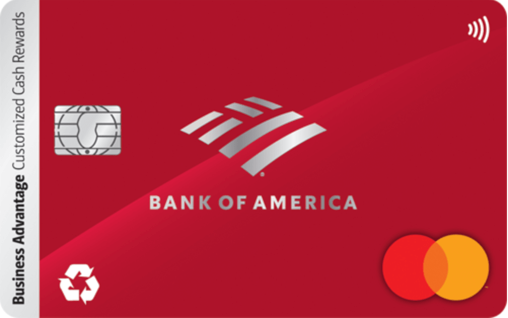 Bank of America Business Advantage Customized Cash Rewards Mastercard credit card card art